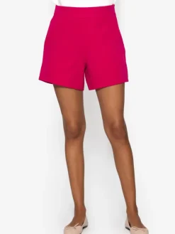 Elegante Shorts in Himbeerrot