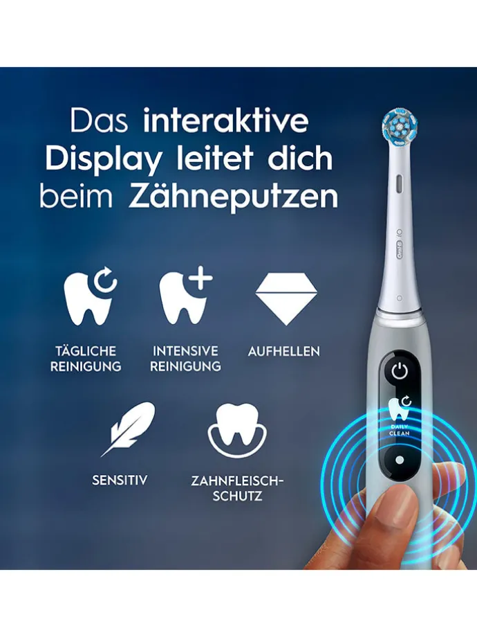 Elektr. Zahnbürste "iO Series 6" in Hellgrau