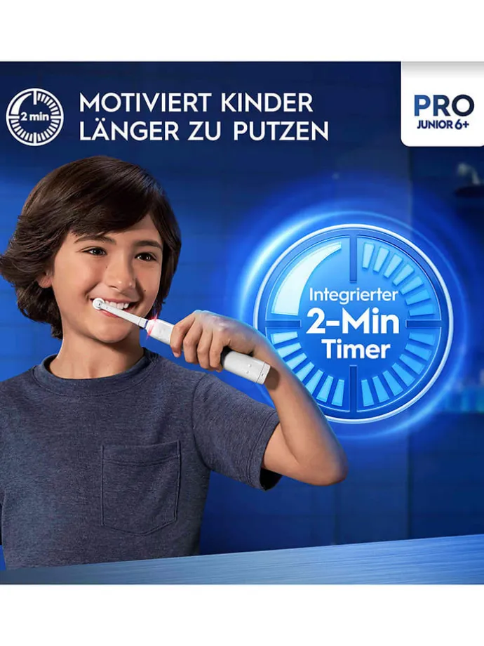 Elektr. Zahnbürste "Junior Pro Frozen" in Weiß