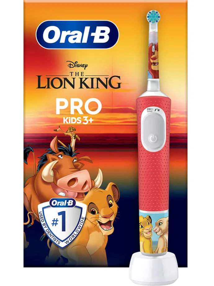 Elektr. Zahnbürste "Vitality Pro 103 König der Löwen" in Rot