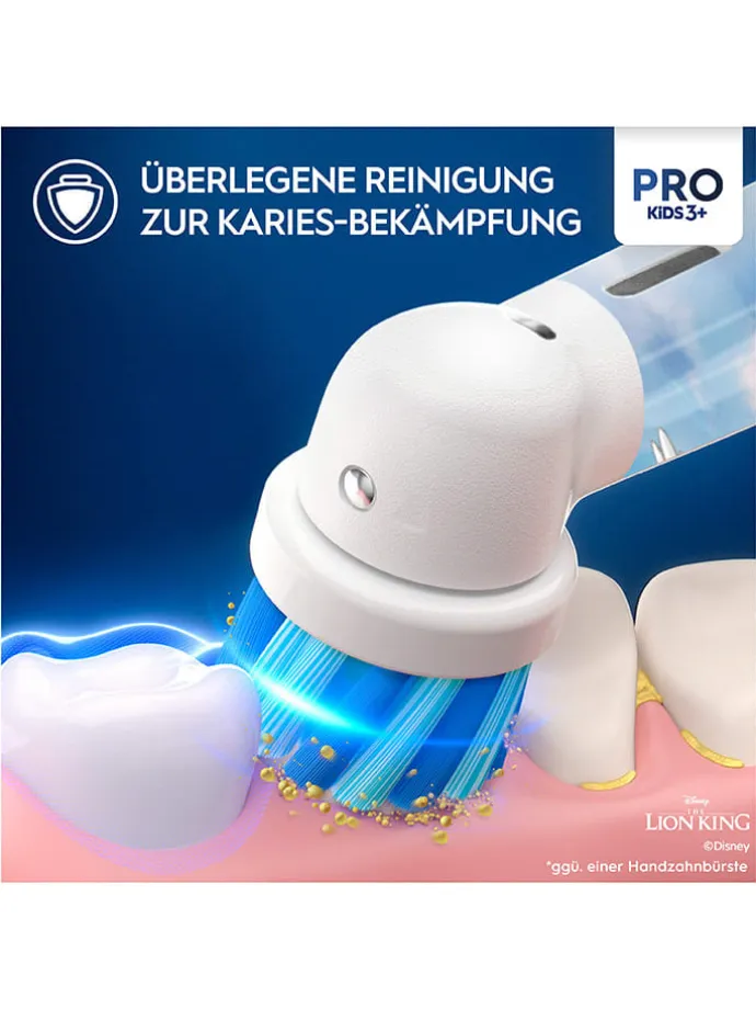 Elektr. Zahnbürste "Vitality Pro 103 König der Löwen" in Rot