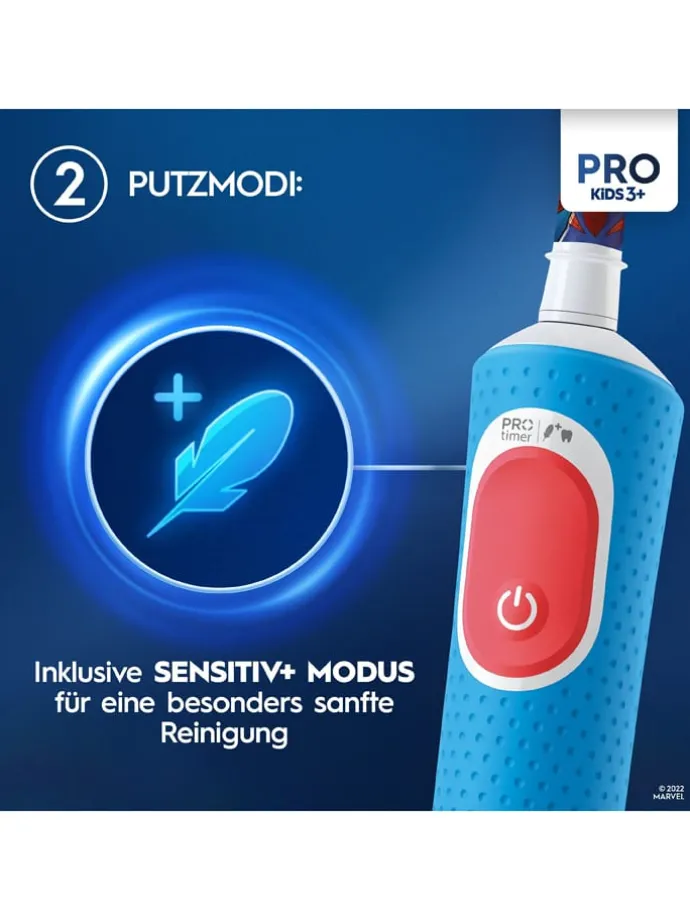 Elektr. Zahnbürste "Vitality Pro 103 Spiderman" in Blau