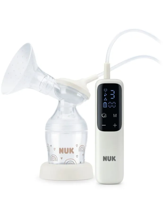 Elektrische Milchpumpe Soft&Easy in weiss