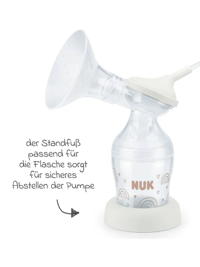 Elektrische Milchpumpe Soft&Easy in weiss