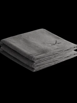 2er Duschtuch-Set „Frottier-Kollektion Classic“, 70x140 cm in Anthrazit