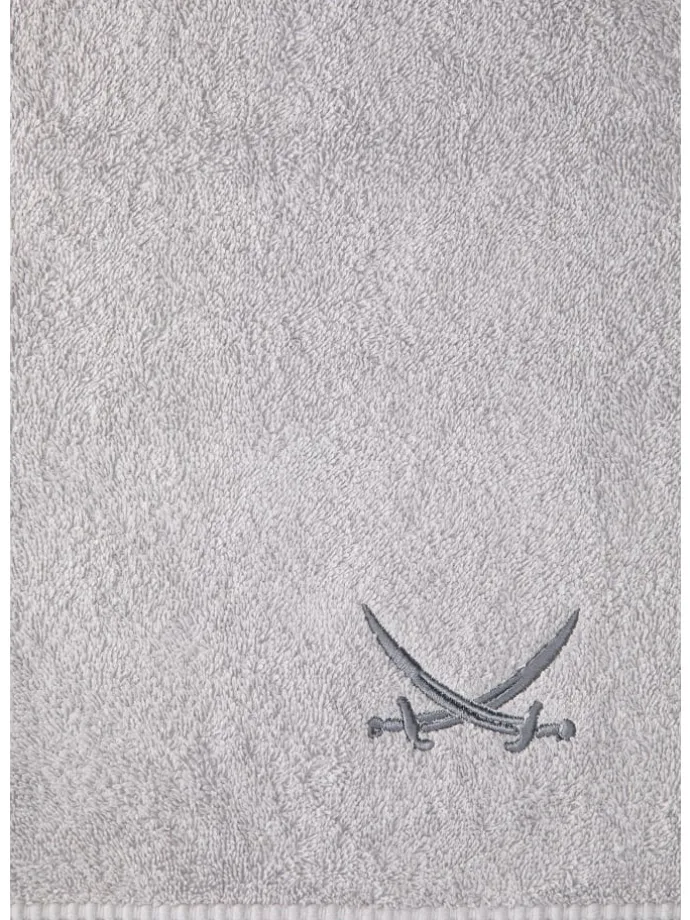 2er Duschtuch-Set „Frottier-Kollektion Classic“, 70x140 cm in Silber
