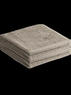 2er Handtuch-Set „Frottier-Kollektion Classic“, 50x100 cm in Taupe