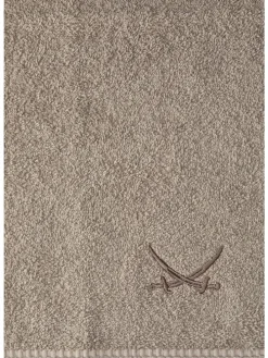 2er Handtuch-Set „Frottier-Kollektion Classic“, 50x100 cm in Taupe