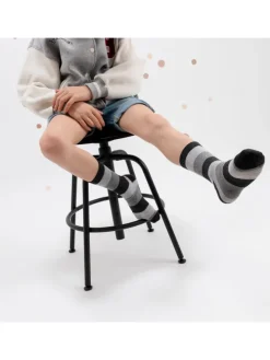 10er Pack Bunte Socken Estilo in JeansStreifen