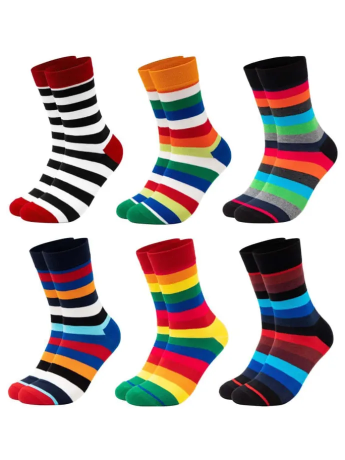 6er Pack Bunte Socken Sigi in Mix1