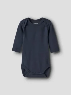 3er Pack Langarmbodys NBMBODY FIRETRUCK in grey melange