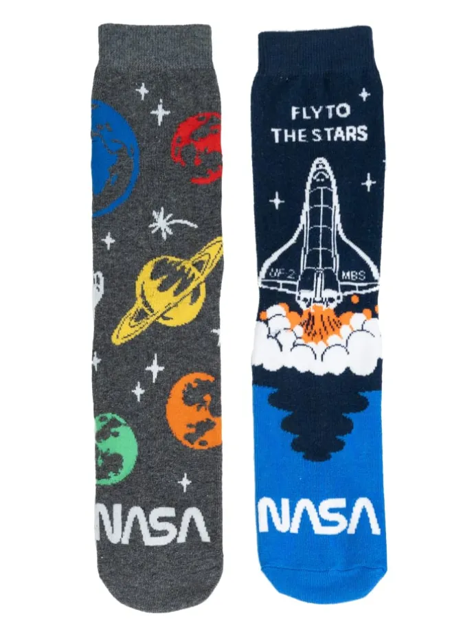 5er Pack NASA Socken Sneaker Strümpfe in Mehrfarbig