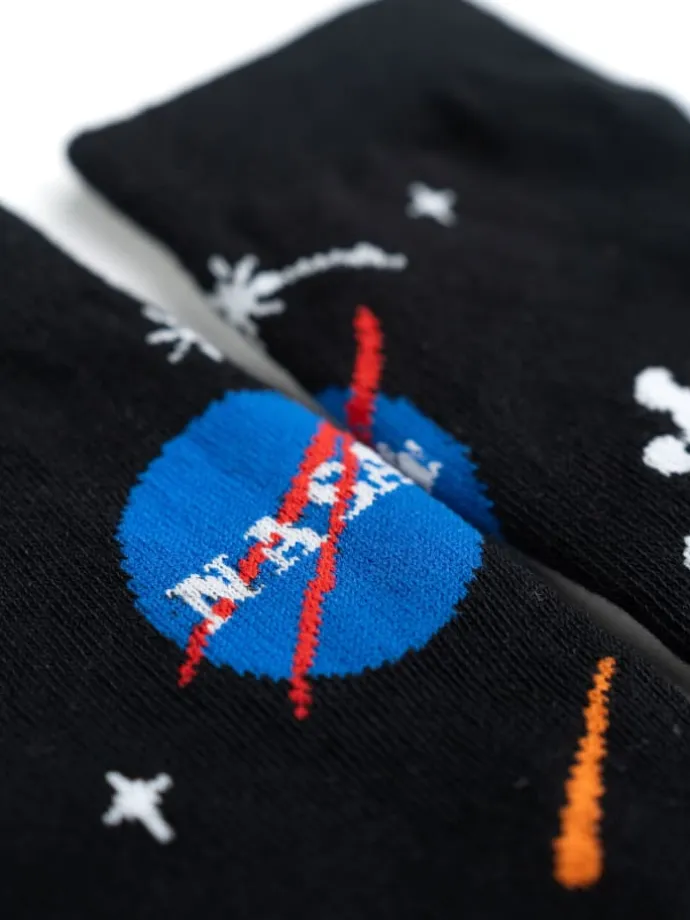 5er Pack NASA Socken Sneaker Strümpfe in Mehrfarbig