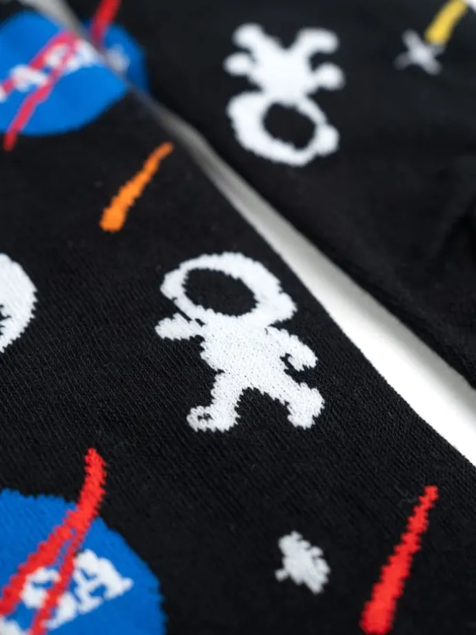 5er Pack NASA Socken Sneaker Strümpfe in Mehrfarbig