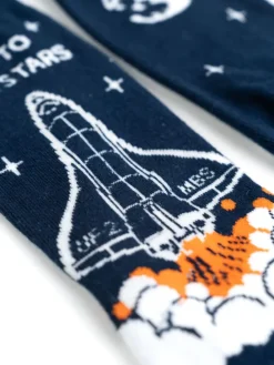 5er Pack NASA Socken Sneaker Strümpfe in Mehrfarbig