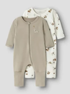 2er Pack Schlafstrampler NBNNIGHTSUIT ANIMAL in jet stream