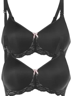 2er Pack Still BH mit Schale Miss Lovely in Schwarz Schwarz