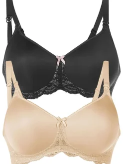 2er Pack Still BH mit Schale Miss Lovely in Desert Schwarz