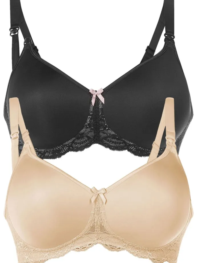 2er Pack Still BH mit Schale Miss Lovely in Desert Schwarz