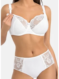 3er Pack: Ungepolsterter Still-BH Anastasia Mama in mehrfarbig