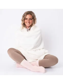 6er Pack Warme Kuschelsocken Smilla in Schwarz-Grau-Pink