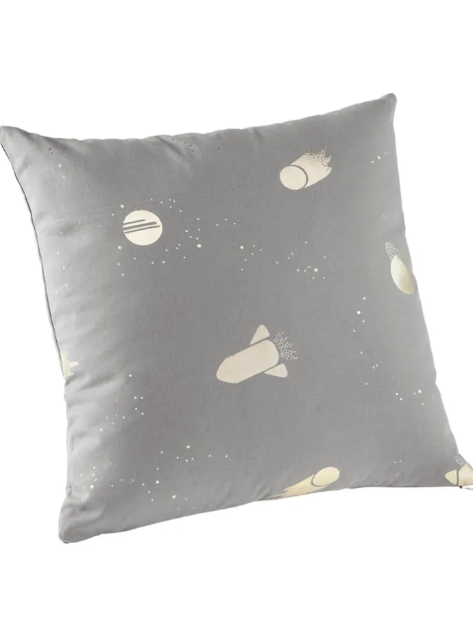2er Set Kissenbezüge „space“ aus Baumwolle