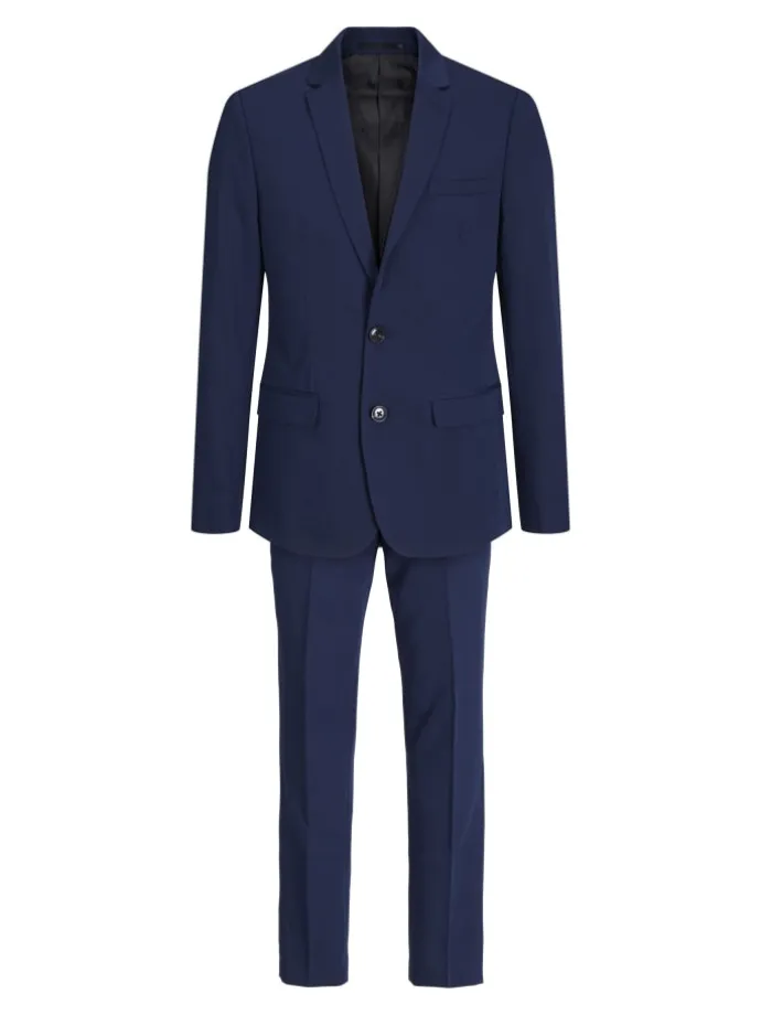 2er-Pack Einreihiger Blazer und Hose in Medieval Blue