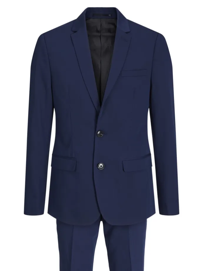 2er-Pack Einreihiger Blazer und Hose in Medieval Blue