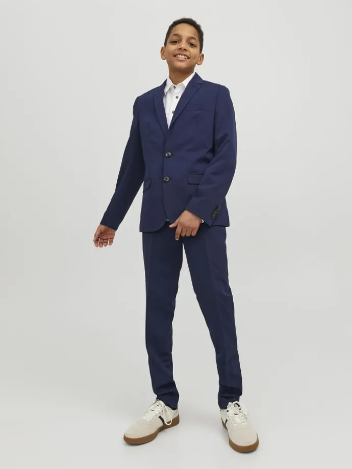 2er-Pack Einreihiger Blazer und Hose in Medieval Blue