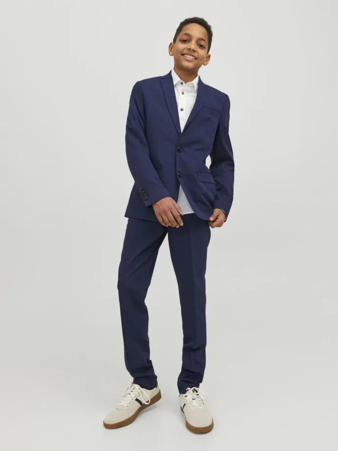 2er-Pack Einreihiger Blazer und Hose in Medieval Blue