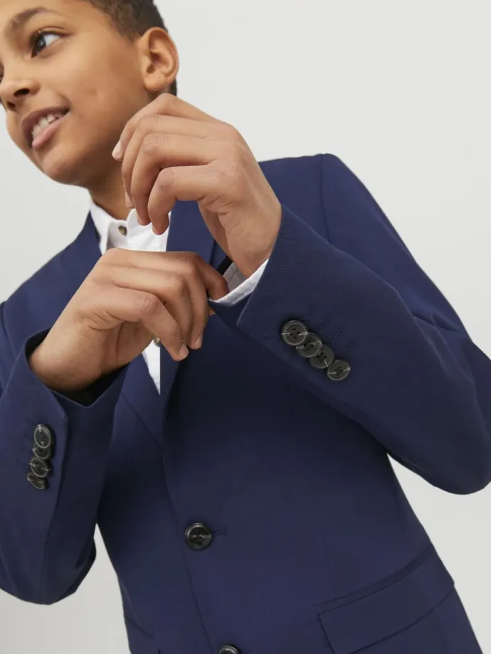 2er-Pack Einreihiger Blazer und Hose in Medieval Blue
