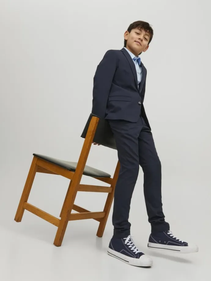 2er-Pack Einreihiger Blazer und Hose in Dark Navy