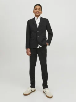 2er-Pack Einreihiger Blazer und Hose in Black