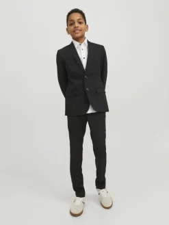 2er-Pack Einreihiger Blazer und Hose in Black