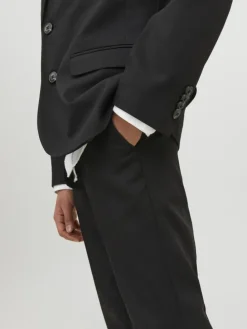 2er-Pack Einreihiger Blazer und Hose in Black