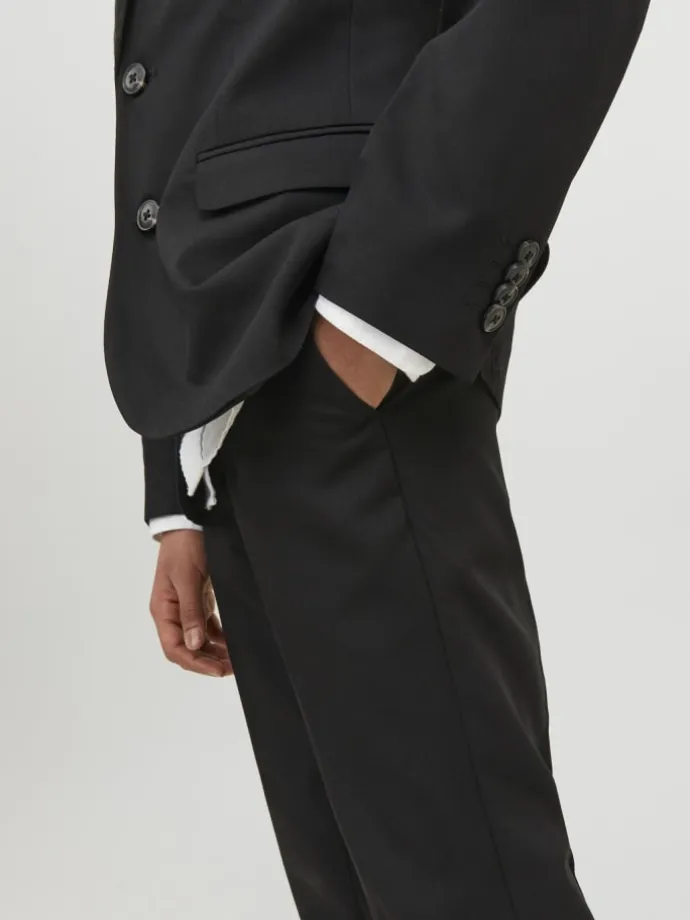 2er-Pack Einreihiger Blazer und Hose in Black