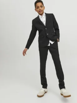 2er-Pack Einreihiger Blazer und Hose in Black