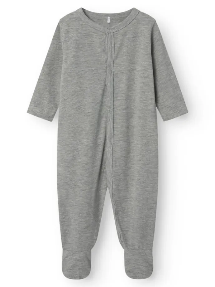 3er-Pack Schlafanzug in Grey Melange