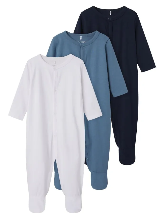 3er-Pack Schlafanzug in Navy Blazer