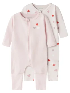 2er-Pack Schlafstrampler NBFNIGHTSUIT CAR. HEART in carinaria