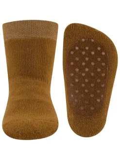 2er-Set: ABS-Socken Rot/ Ocker