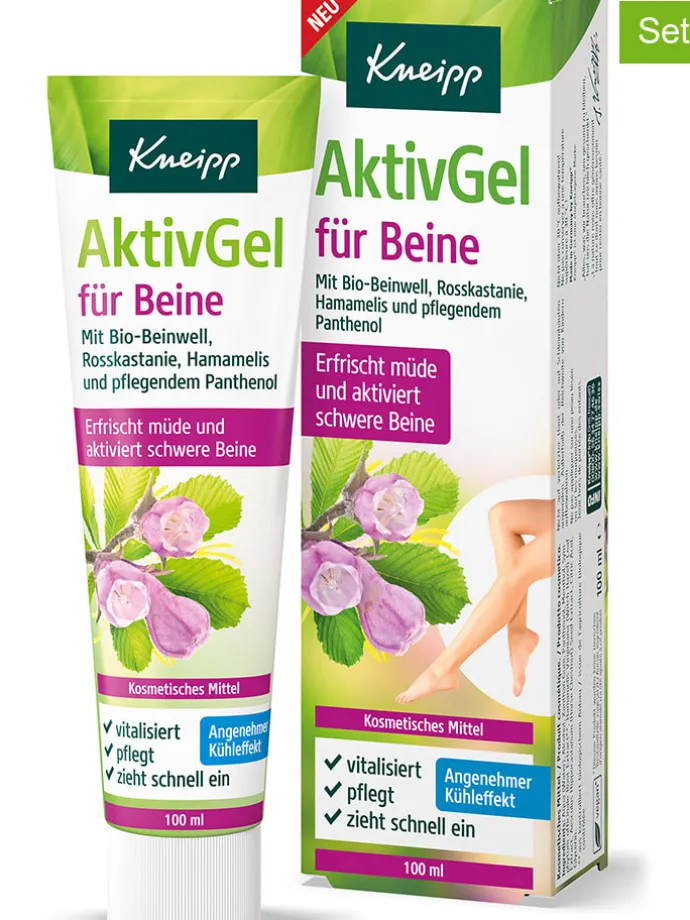 3er-Set: Aktiv Gel für Beine, je 100 ml