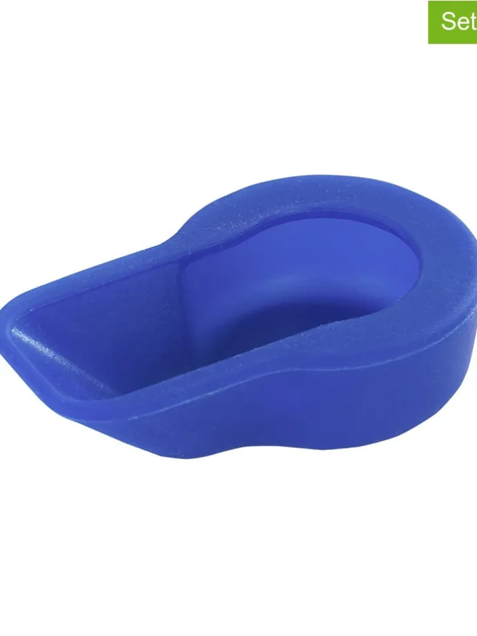 2er-Set: Anti-Kalk-Caps in Blau - (B)5,7 x (H)3,5 x (T)1,5 cm