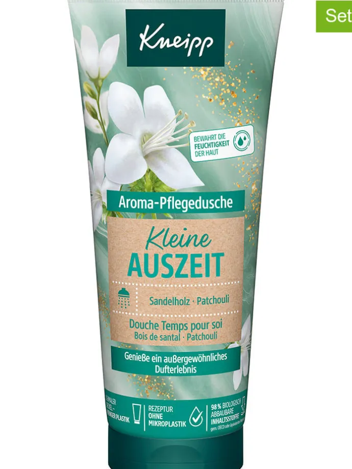 3er-Set: Aroma-Pflegedusche "Kleine Auszeit", je 200 ml