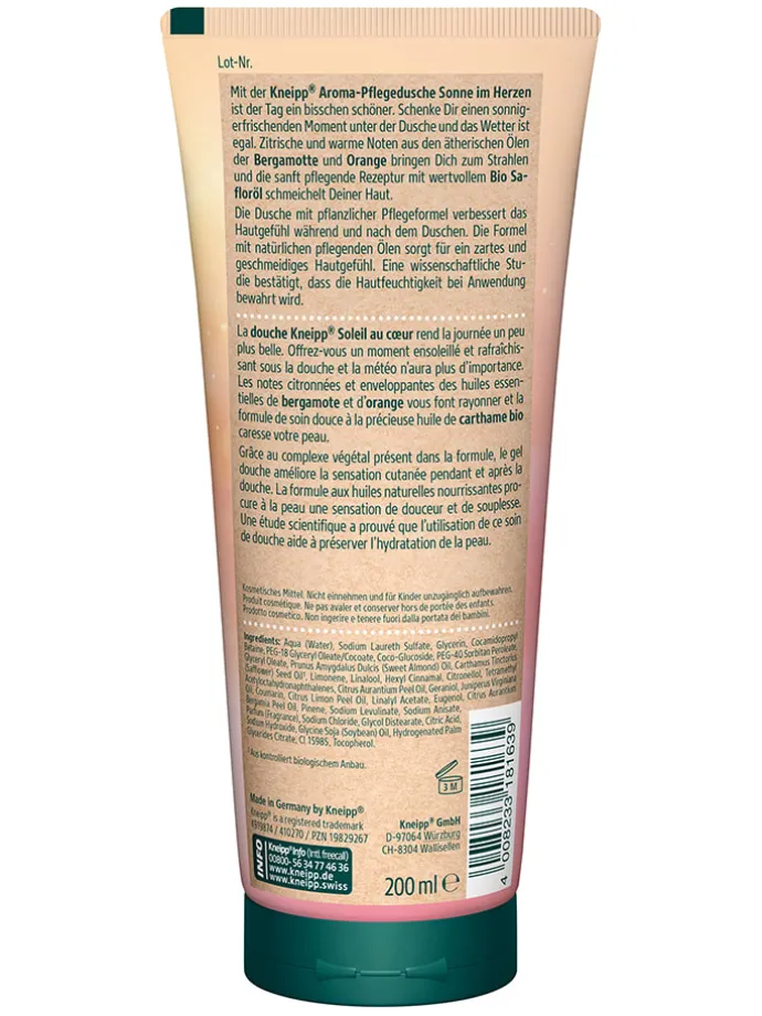 3er-Set: Aroma-Pflegedusche "Sonne im Herzen", je 200 ml