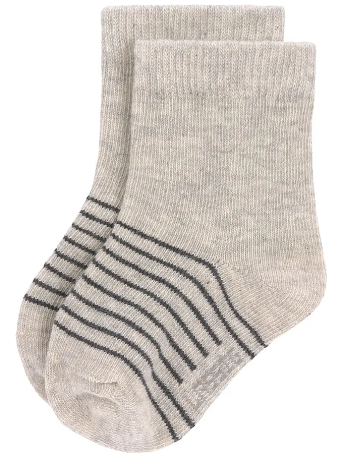 3er-Set: Babysocken in Beige/ Grau/ Anthrazit
