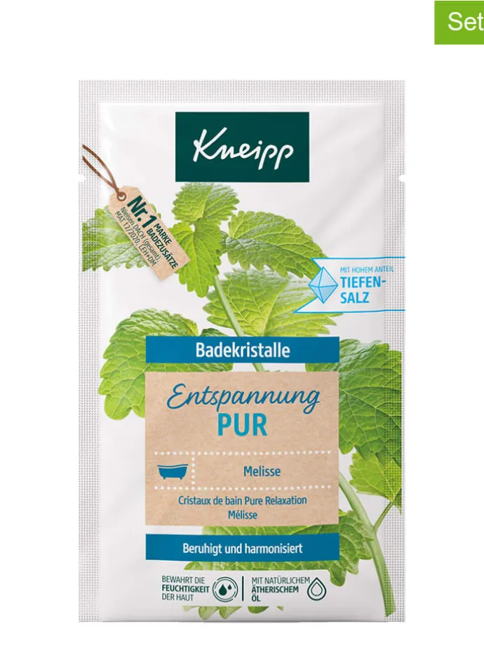 12er-Set: Badekristalle "Entspannung Pur", je 60 g