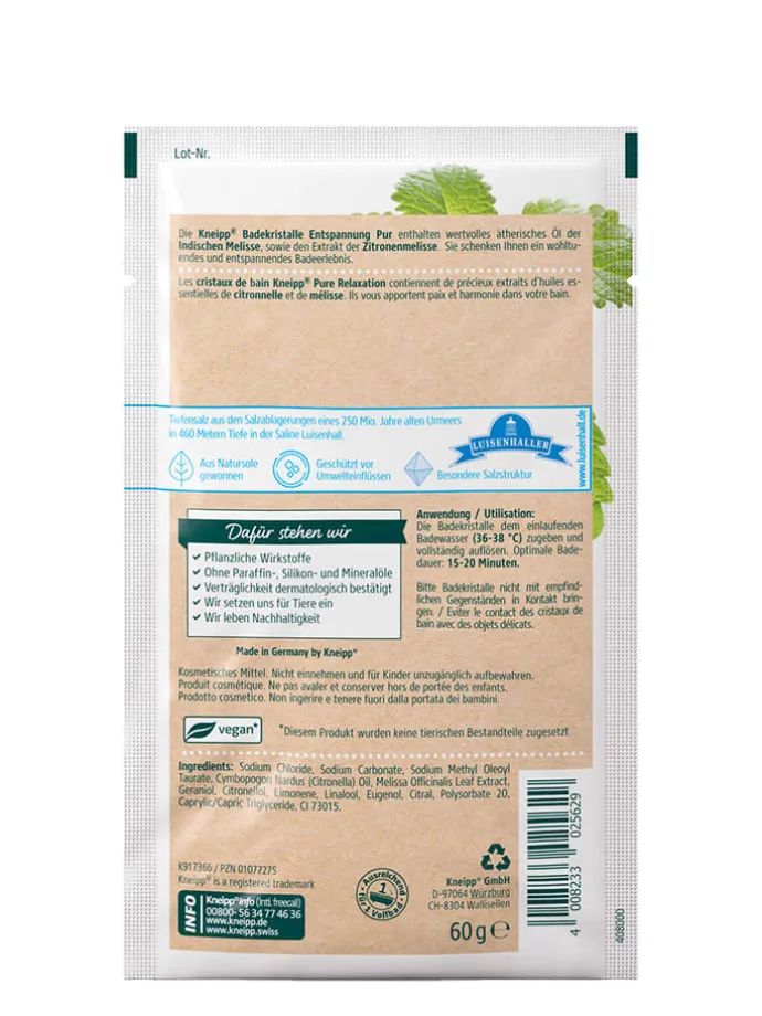 12er-Set: Badekristalle "Entspannung Pur", je 60 g