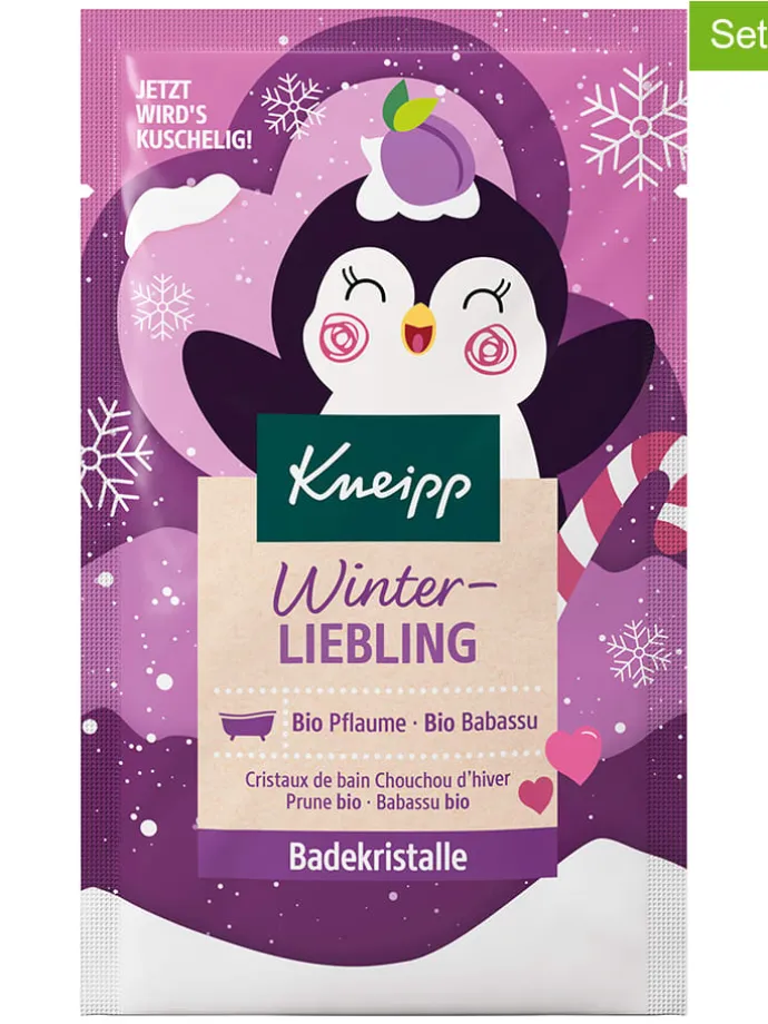 12er-Set: Badekristalle "Winterliebling", je 60 g