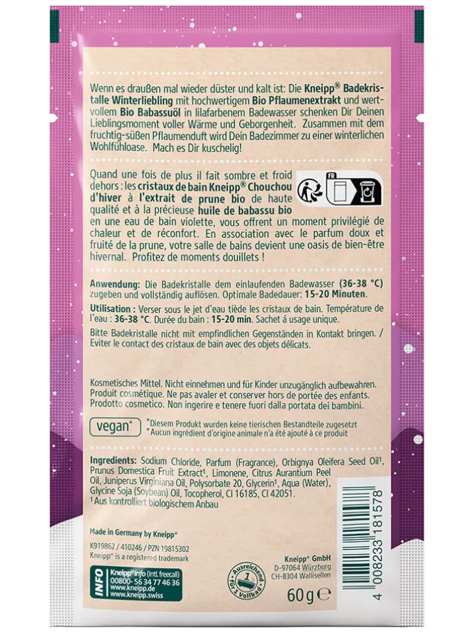12er-Set: Badekristalle "Winterliebling", je 60 g